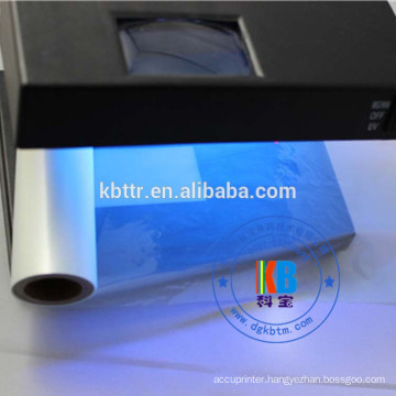 Printer Blue label thermal ribbon Invisible blue  security barcode labels printing uv transparent ribbon